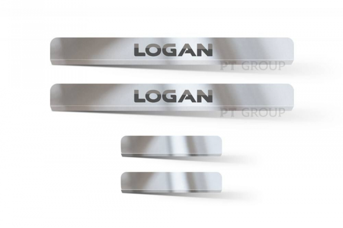 Накладки в проем дверей (4 шт) (НПС) RENAULT Logan 2014-