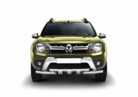 Защита переднего бампера двойная с зубьями Ø63/63мм (НПС) RENAULT Duster 2016- (RDU220203)