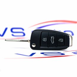 Ключ выкидной стиль "Audi" (корпус ключа без чипа) для 2110-2112, 2113-2115, Лада Приора, Гранта, Калина 1-2, Датсун, Шевроле Нива