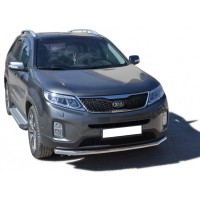 Защита ПЕРЕДА «Труба», d63,5 Kia SORENTO ОКРАШ