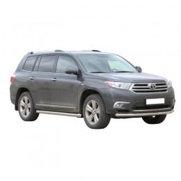 Защита ПЕРЕДА «Труба» (d63,5) TOYOTA Highlander (арт. 1630 Н)