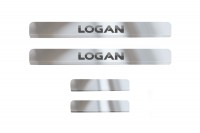 Накладки в проем дверей (4шт) НПС RENAULT LOGAN 2014-