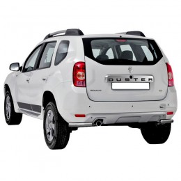 Защита ЗАДНЕГО БАМПЕРА «Уголки» нерж. (d63,5) RENAULT DUSTER (арт. 1712 H)