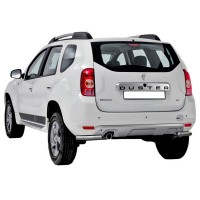 Защита ЗАДНЕГО БАМПЕРА «Уголки» нерж. (d63,5) RENAULT DUSTER (арт. 1712 H)