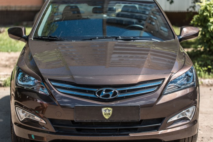 Реснички Hyundai Solaris (0026)