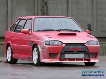 Бампер стеклопластиковый передний "AVR-CUP" ВАЗ 2113-2115