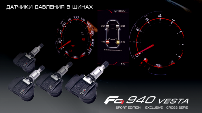 Датчики давления воздуха в шинах (TPMS)