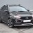 Защита переднего бампера двойная Ø51/51мм (НПС) LADA Vesta SW Cross 2017- (LSC220201)
