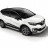 Защита порогов с алюминиевой площадкой (НПС) Renault Kaptur 2016-