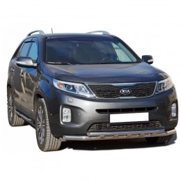 Защита ПЕРЕДА «Труба двойная» (d63,5) Kia SORENTO (арт. 1857 K)
