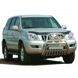 ПЕРЕДОК с защитой двигателя, нерж. (d63,5) TOYOTA Land Cruiser Prado 120 (арт. 0603 Н) 