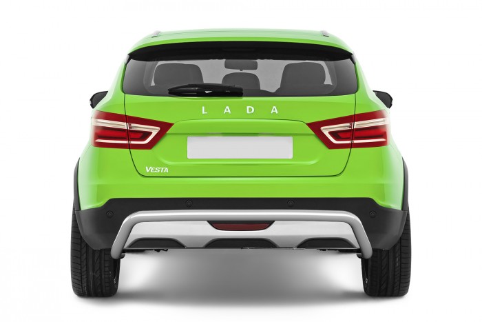 Защита заднего бампера Ø51мм (НПС) LADA Vesta SW Cross 2017- (LSC220101)