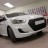 Накладка на решетку радиатора Hyundai Solaris 1