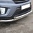 Защита переднего бампера двойная Ø63/63мм (НПС) HYUNDAI Creta 2016-2020 (HCR-16-220243.00)