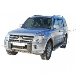 Защита ПОРОГОВ нерж. (d.40) MITSUBISHI Pajero IV (арт. 1698 Н)