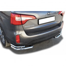 Защита ЗАДНЕГО БАМПЕРА «Уголки» нерж. (d63,5) Kia SORENTO (арт. 1861 H)