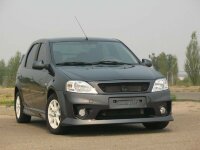 Капот стеклопластиковый (Стандарт) Renault Logan (под окраску)