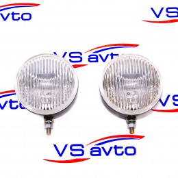 Фара противотуманная круглая, белый рассеиватель, без крышки, 12V ВАЗ 2101